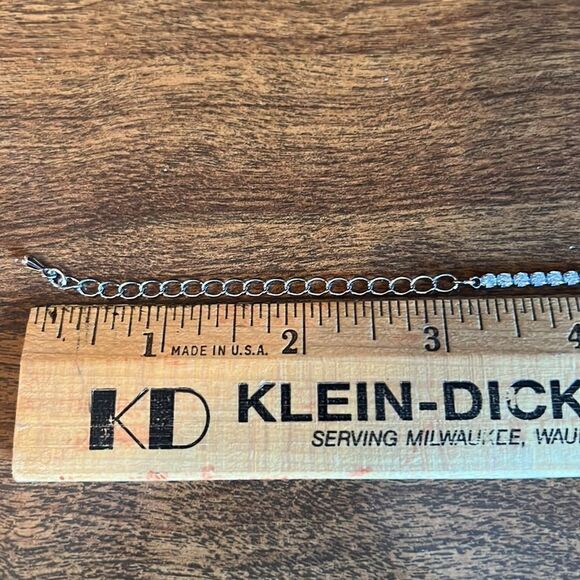 CZ by Kenneth Jay Lane Adjustable Sparkling Bracelet or Anklet - New with Tags - Picture 9 of 12